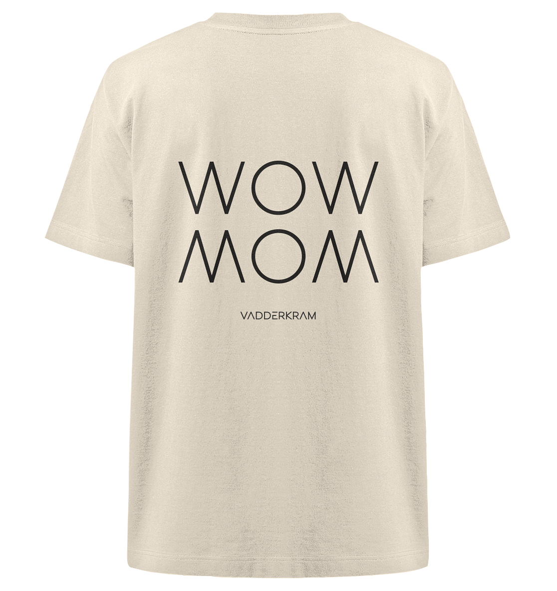 WOW MOM - Organic Heavy Oversized Shirt - white