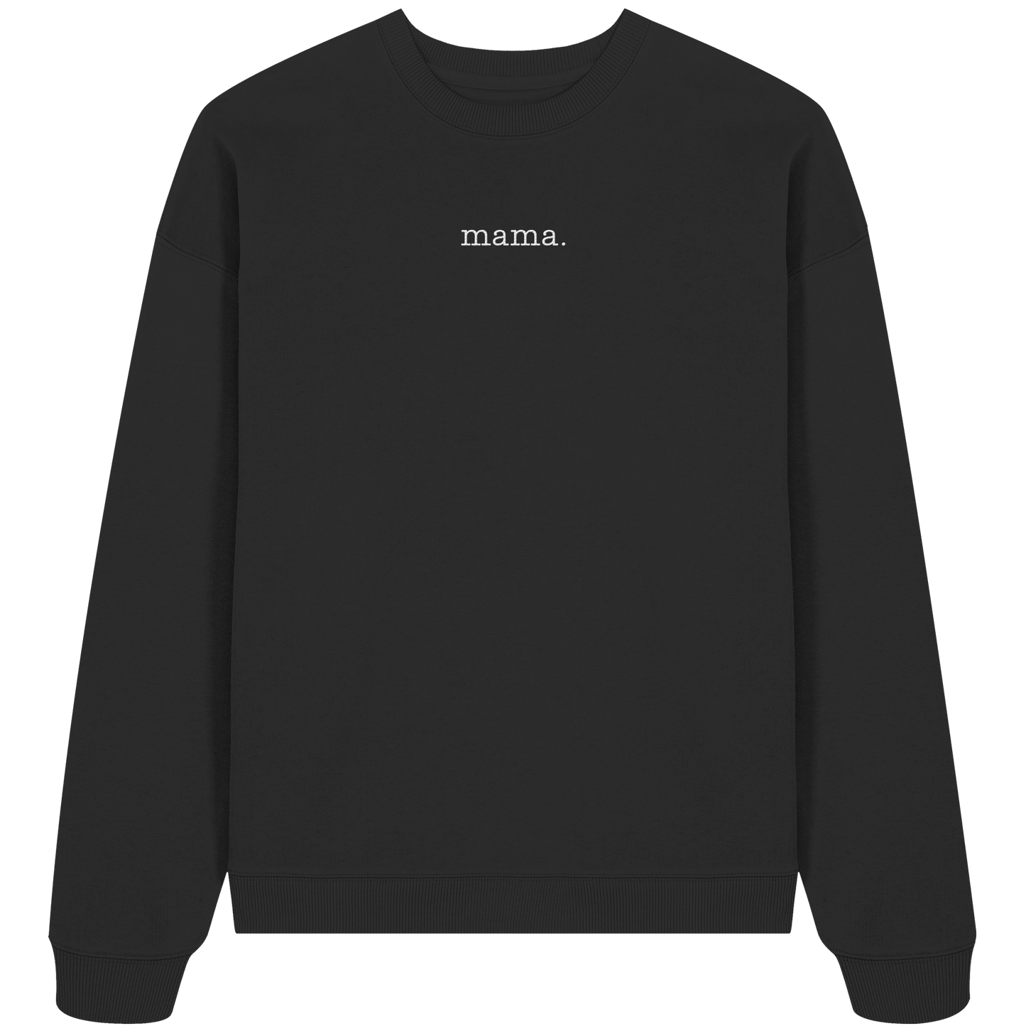 Organic Oversize Sweatshirt_mama. - blue ice