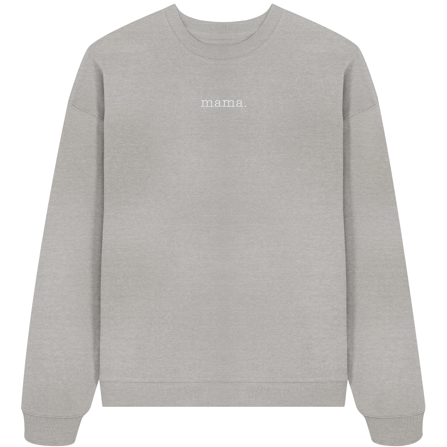 Organic Oversize Sweatshirt_mama. - blue ice