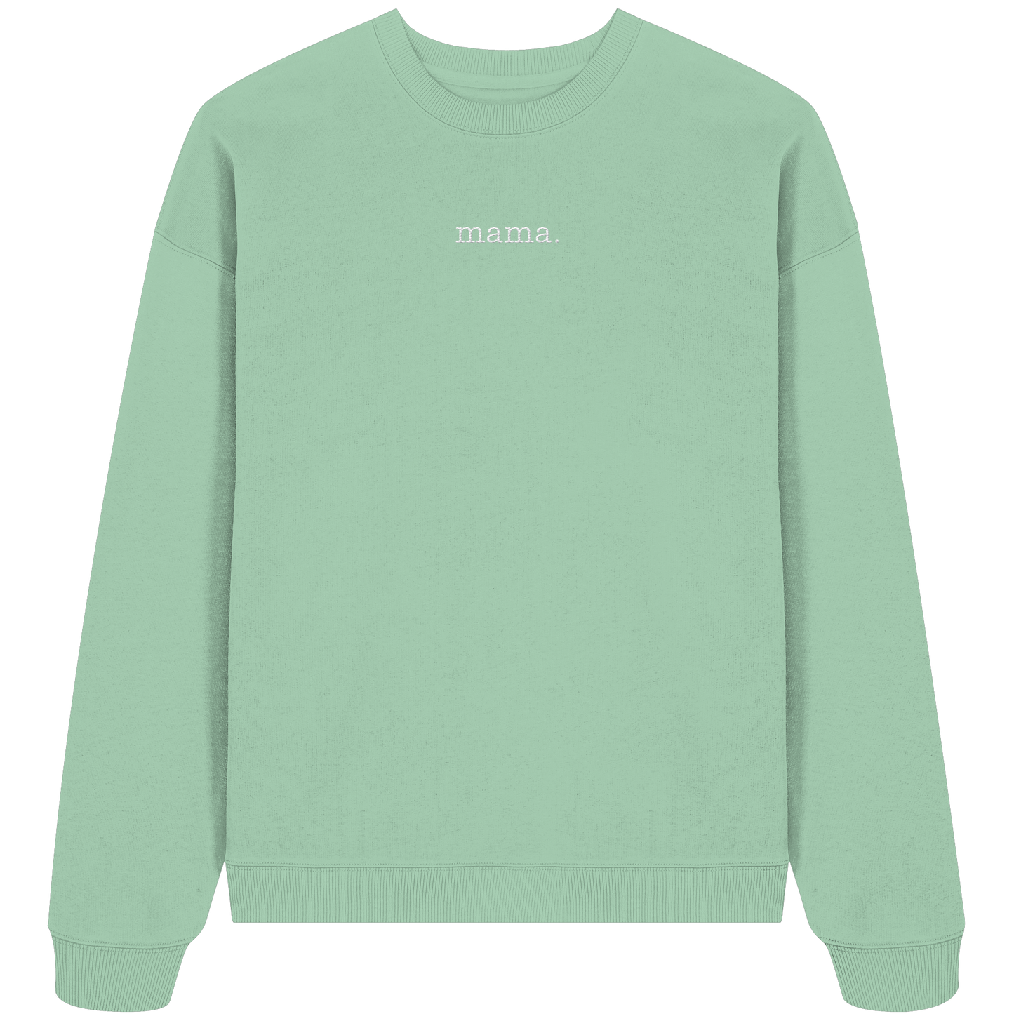 Organic Oversize Sweatshirt_mama. - blue ice