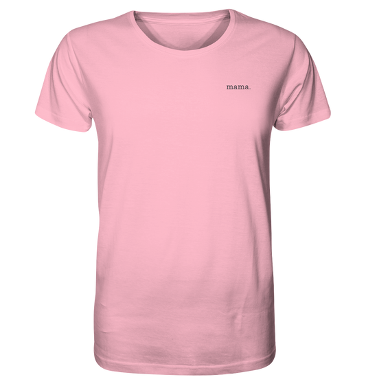 Regular Organic Shirt - mama - cotton pink